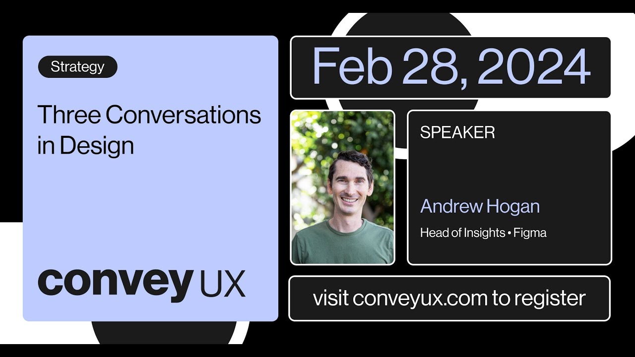 Three Conversations In Design - Andrew Hogan