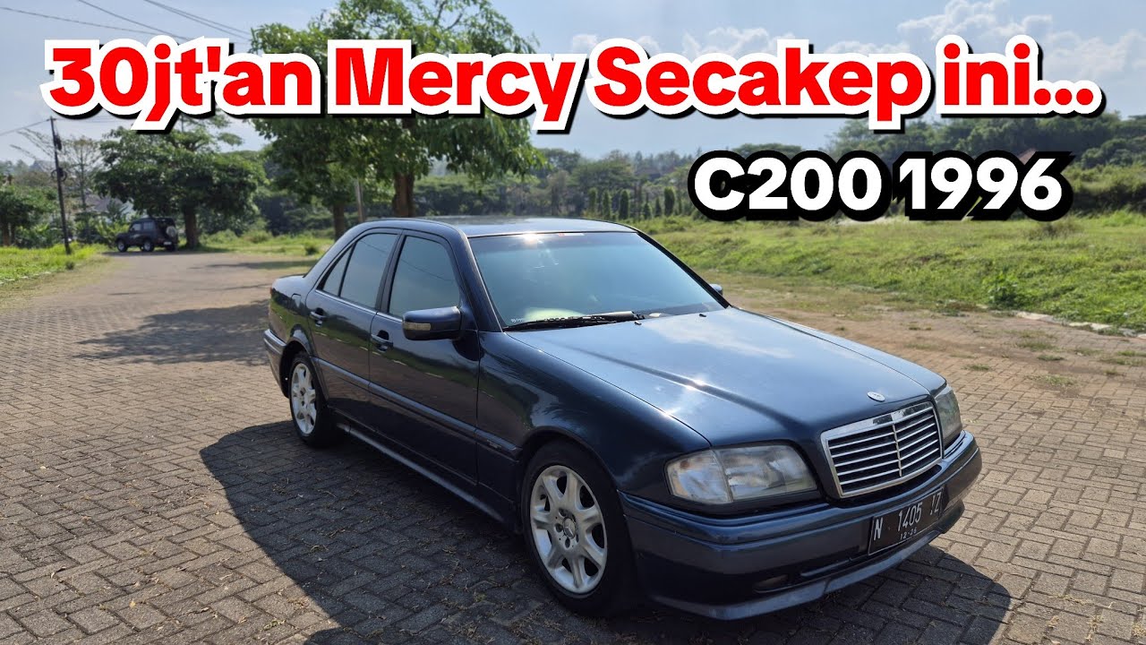 Sedan ganteng harga murah Mercedes-Benz C200 1996 Manual di Atmajaya Malang #real #mobilbekas 