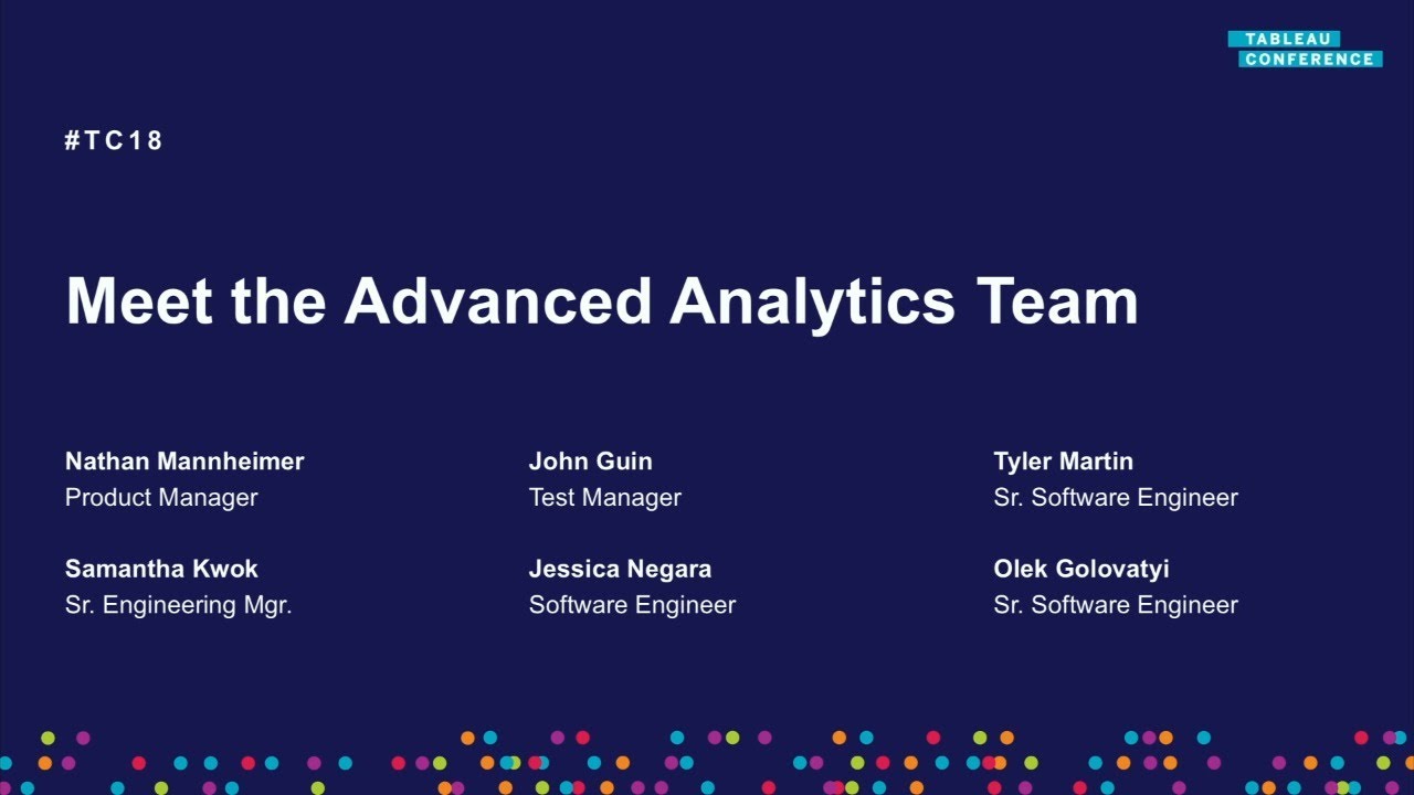 Nerd-out on data science with the advanced analytics dev team