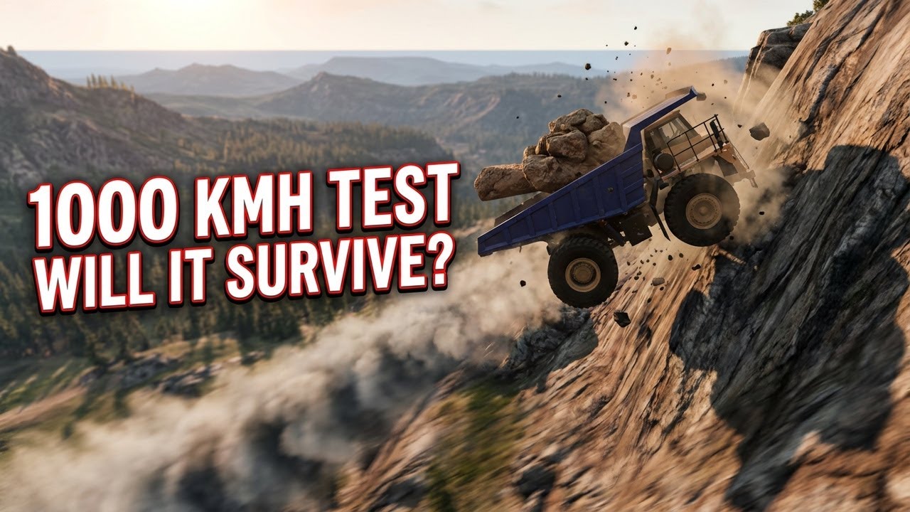 Instant 1000 KMH Acceleration and braking test:Which BeamNG Car Survives! 🔥#2