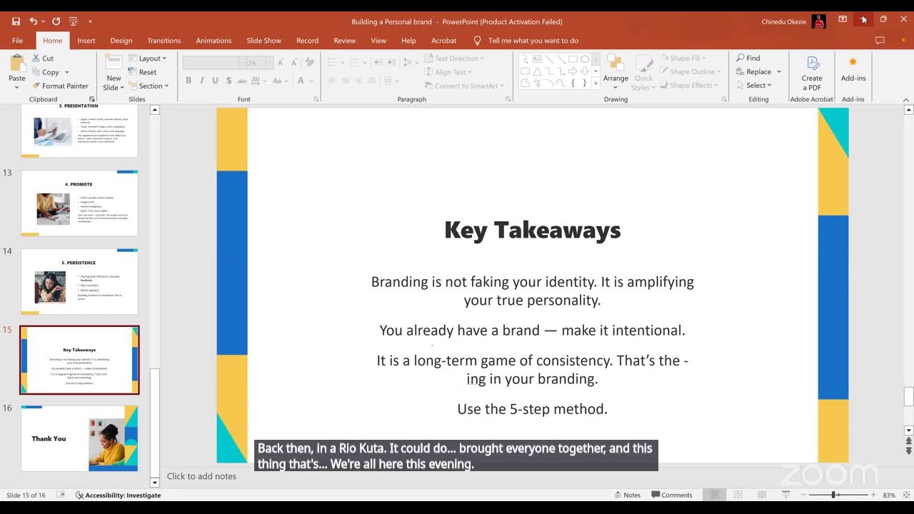 Building A Personal Brand: Strategies For Creating A Great Public Image with @thebrandcommentator