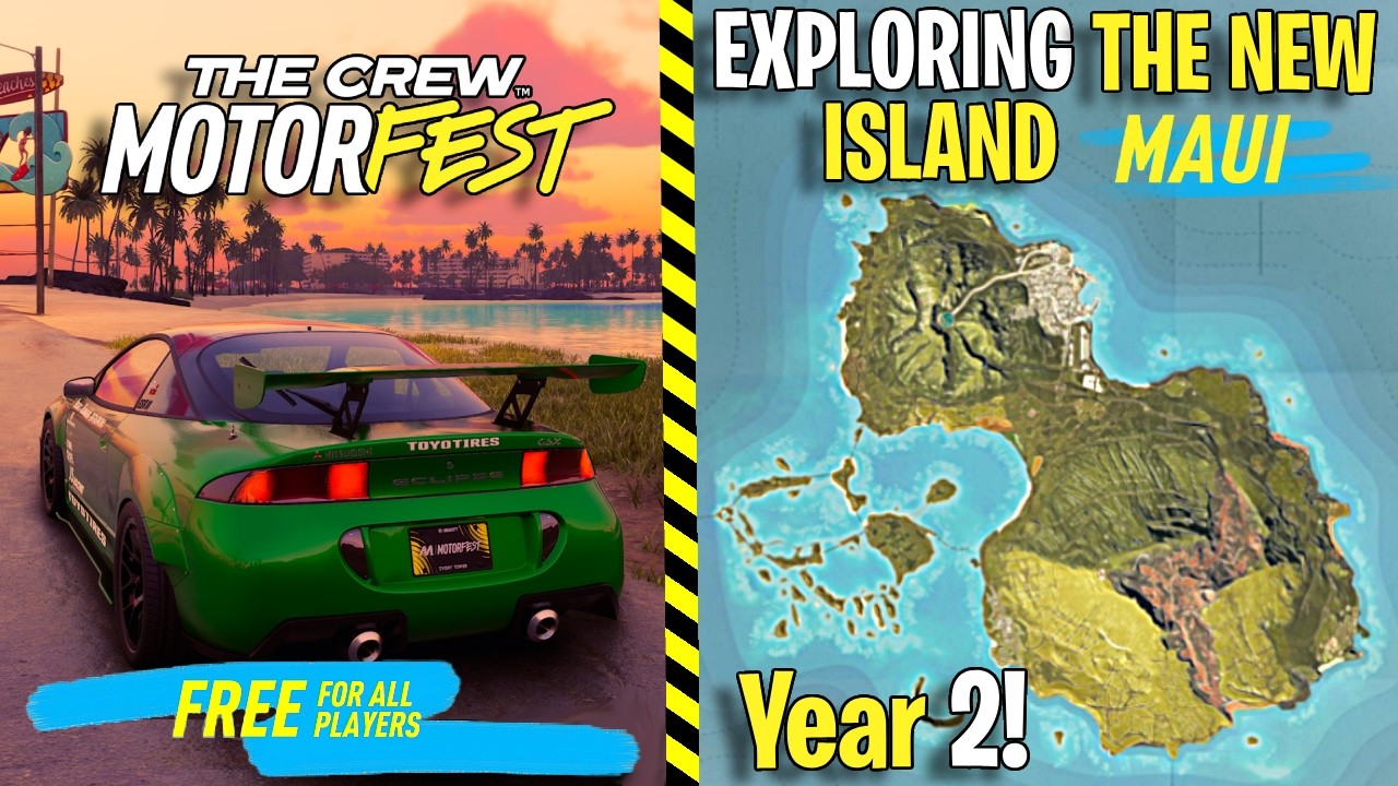 Исследуем НОВЫЙ БЕСПЛАТНЫЙ остров MAUI! (2-й год) | The Crew Motorfest (Logitech G920)