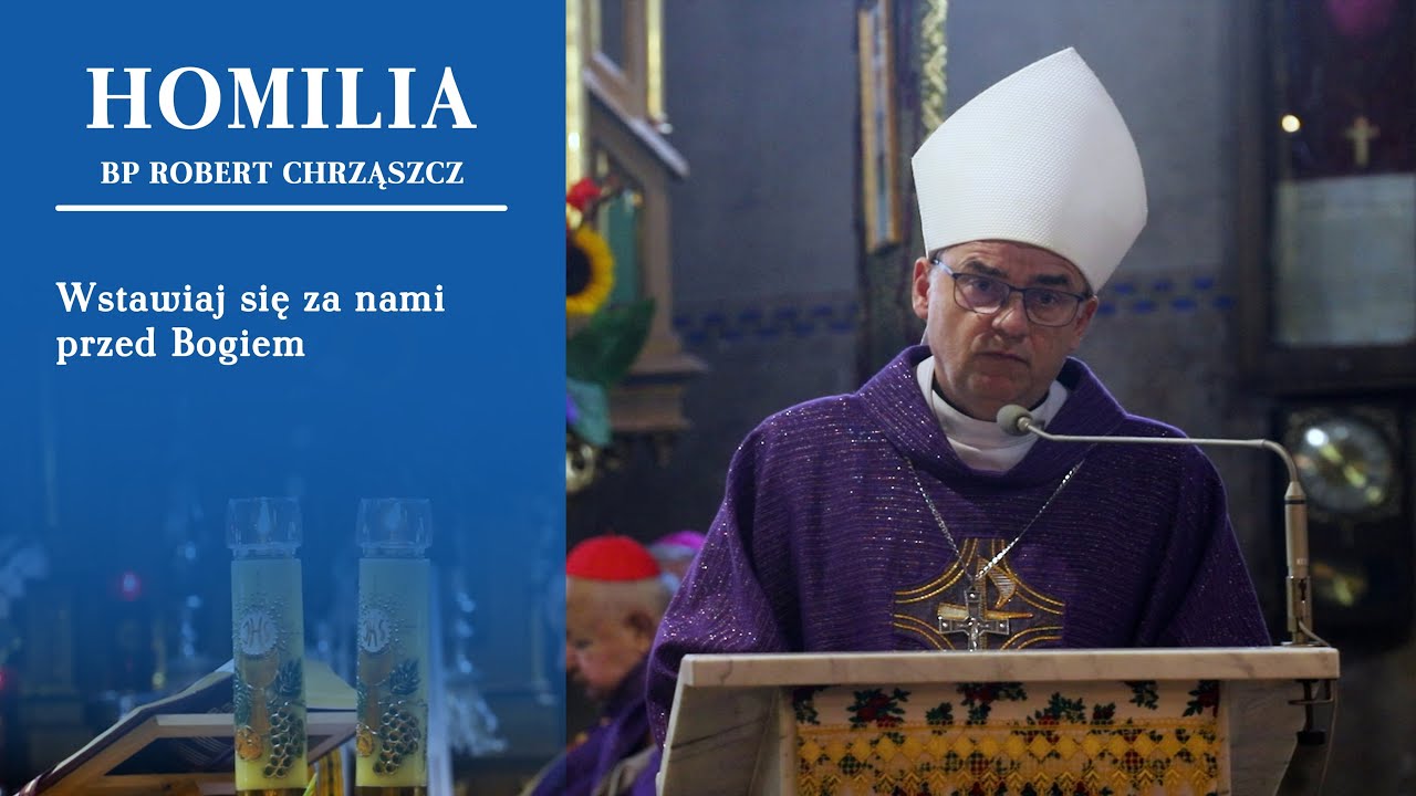 Bp Robert Chrząszcz w czasie pogrzebu śp. bp. Jana Szkodonia: Wstawiaj się za nami przed Bogiem