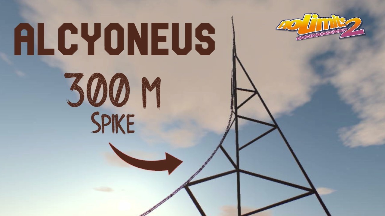TALLEST COASTER in the WORLD | Alcyoneus | intamin 300 m coaster