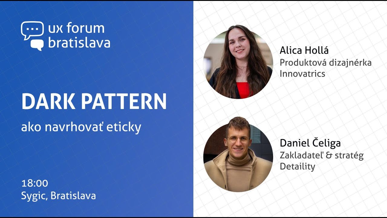 UX Forum - Dark pattern: ako navrhovať eticky