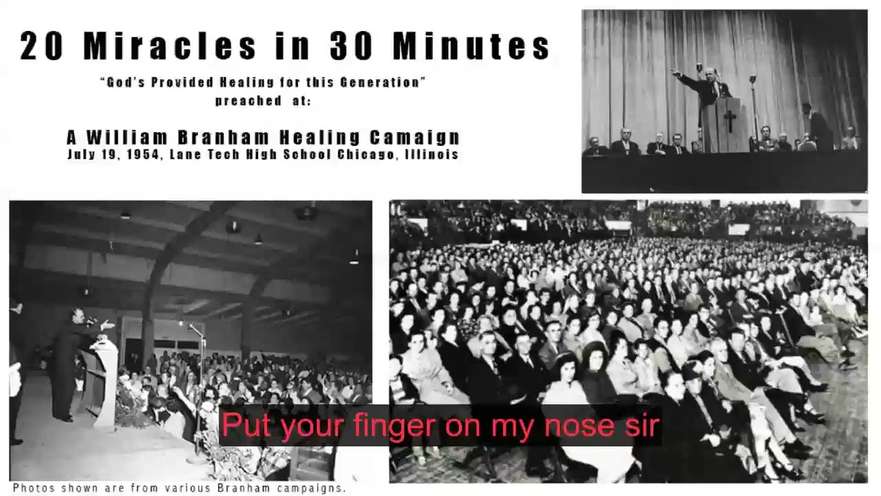 20 Miracles in 30 Minutes - William Branham Meetings