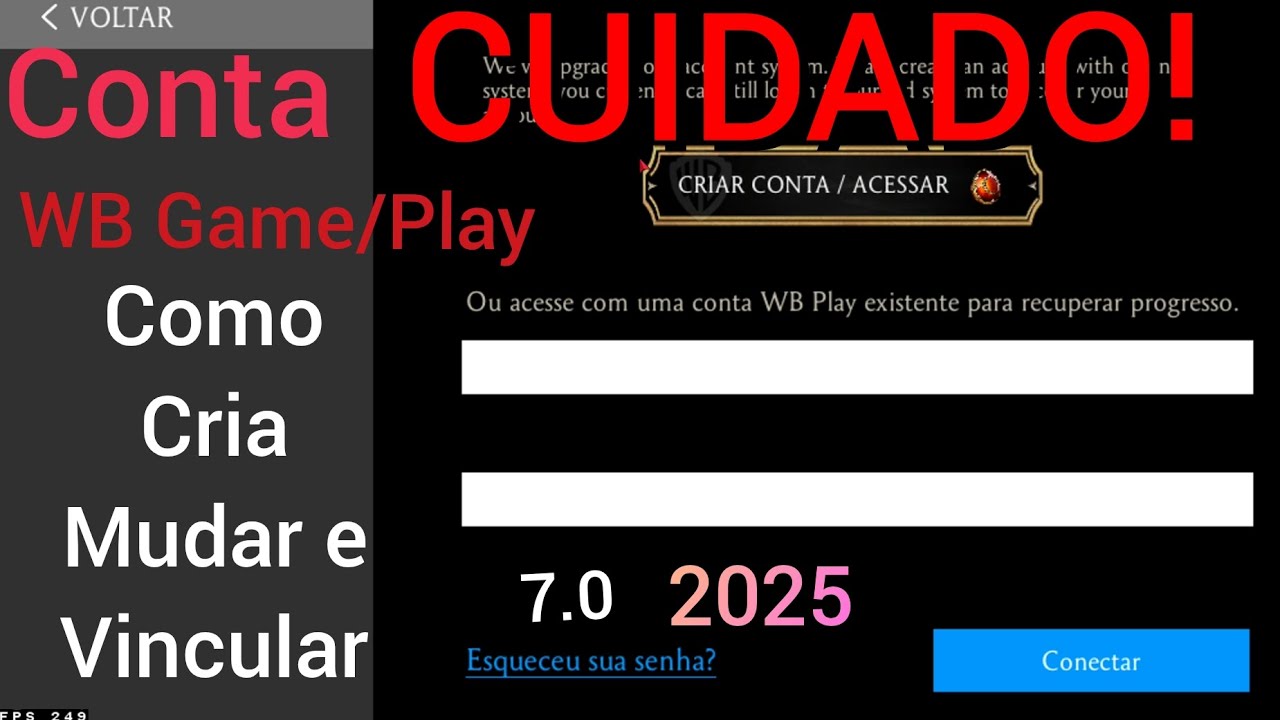 como Criar e Transferir Conta de MK Mobile na Atualização 7.0 //WB Play// WB Game// WB id 2025