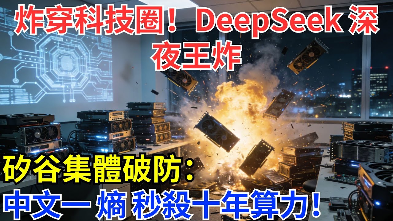 DeepSeek深夜放王炸！矽谷工程師集體破防：我們堆了十年顯卡，不如中文一個「熵」字？！#基建 #科技 #科普 #奇跡 #世界奇跡 #基建狂魔 #DeepSeek