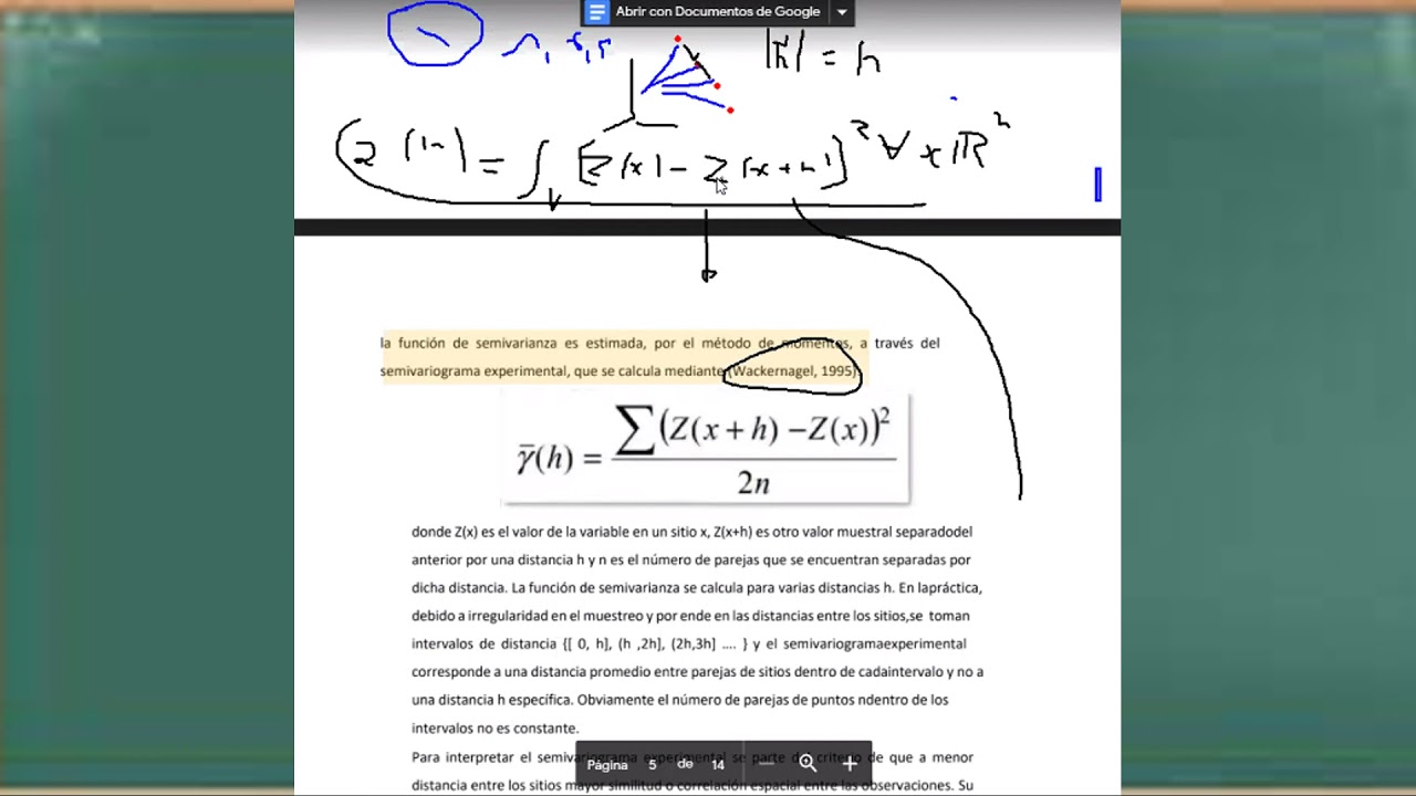 explicacion sobre variograma