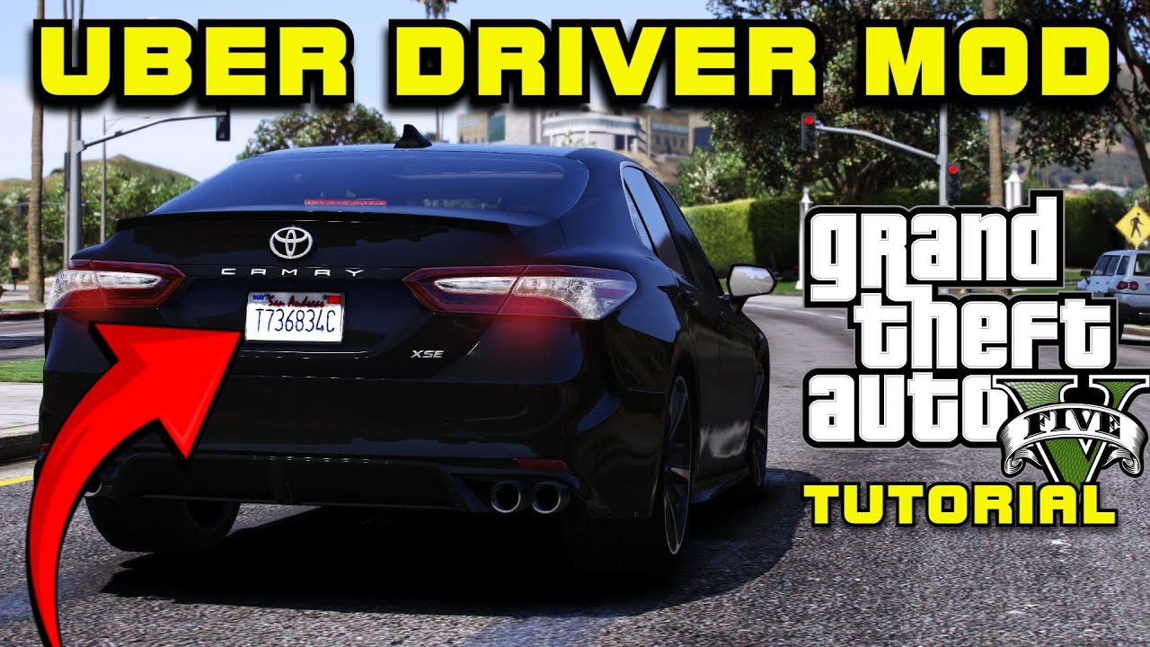 GTA 5 Uber Driver Mod Installation Tutorial - How to Become An Uber Driver in GTA 5