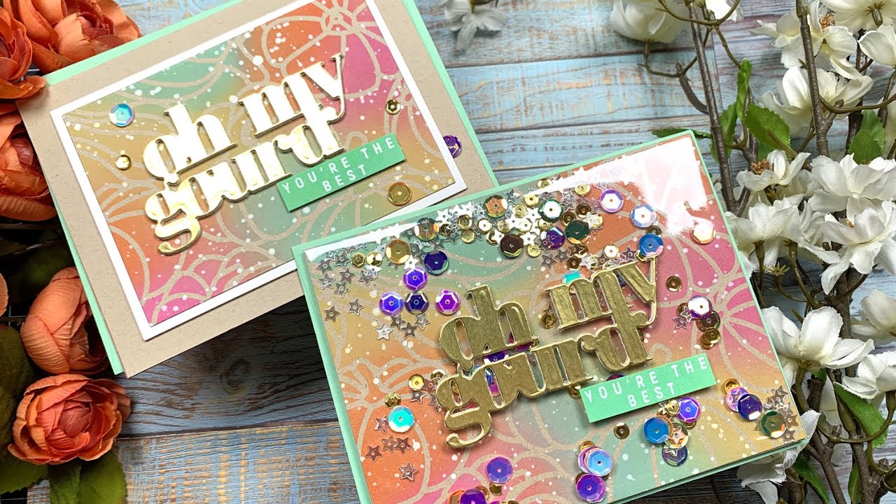 Oh My Gourd Cards + A Flat Shaker