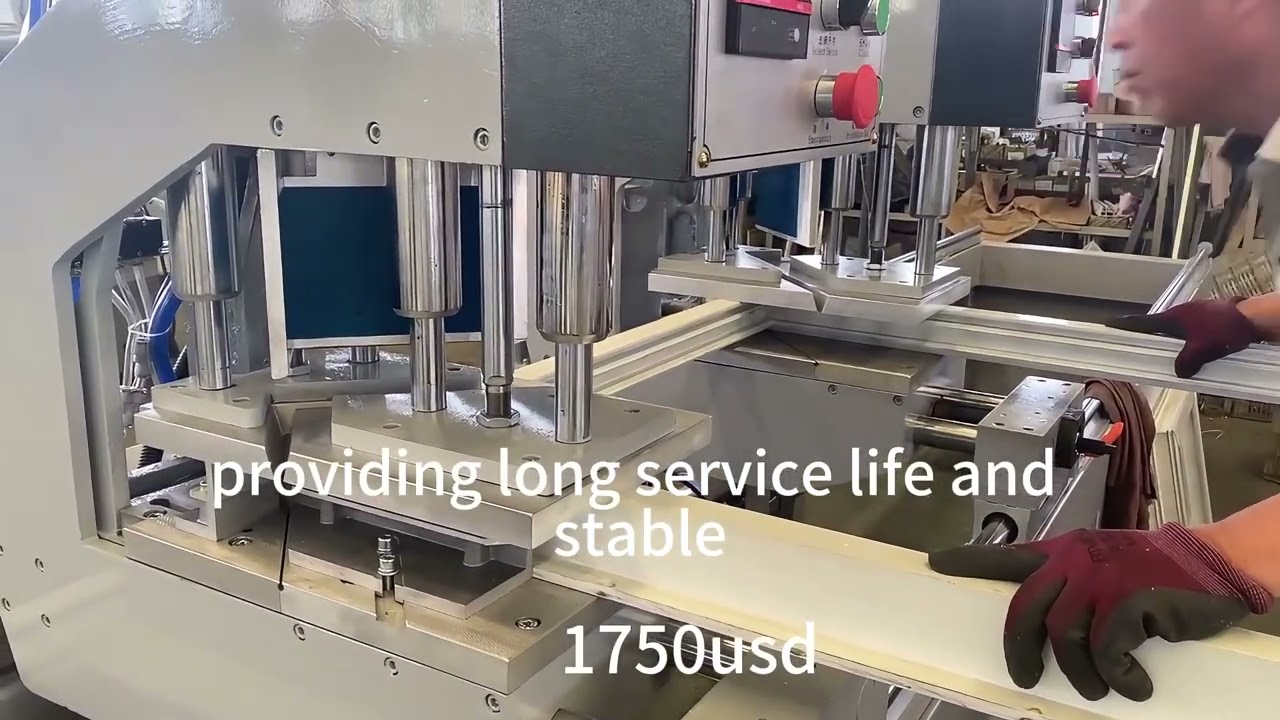Double-head Welding Machine for PVC/UPVC whatsapp/wechat +86 13064084101#pvc #upvc #upvcprofile