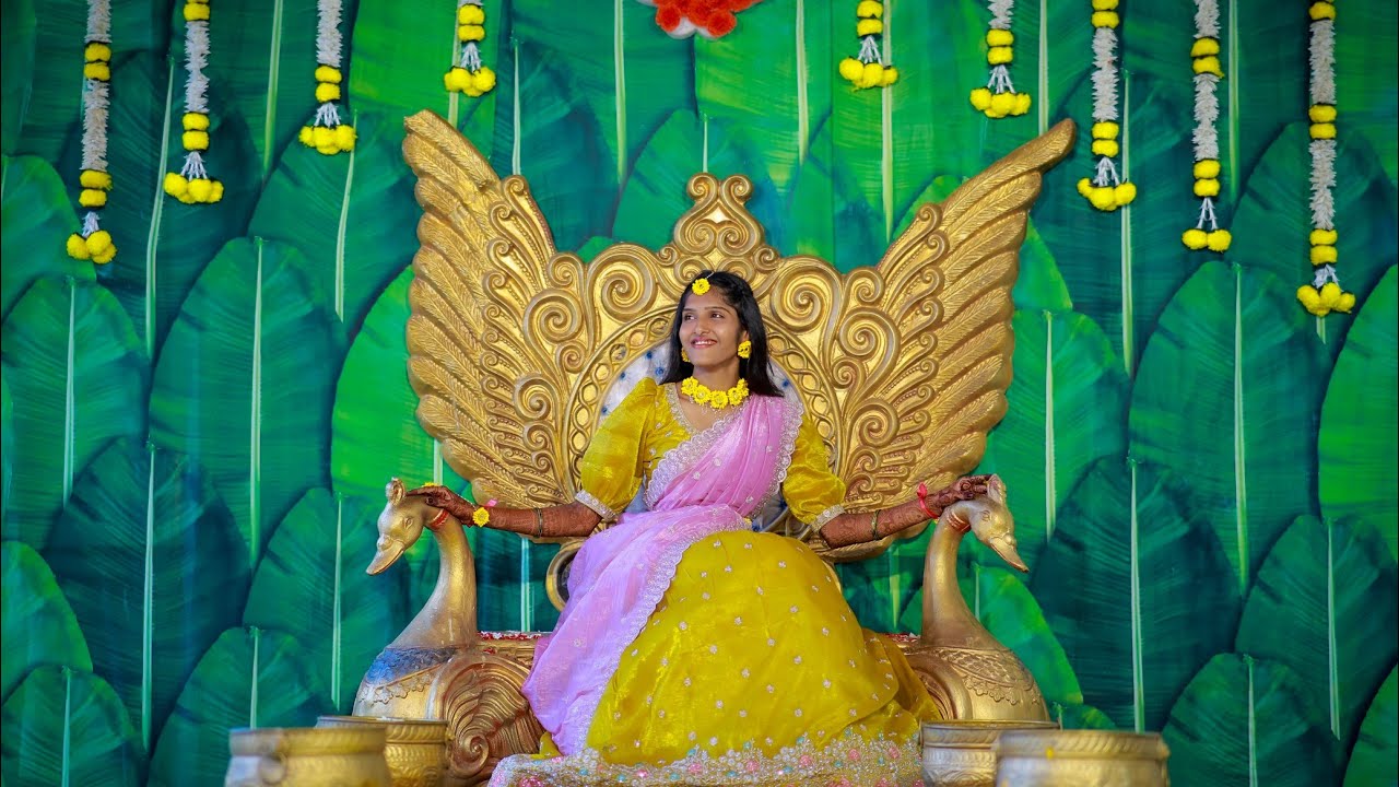 Mounika Bride  Haldhi Song //Cinematic//2024// 4K HD // NANI PHOTOGRAPHY 📸❤️ CELL: 9390028071