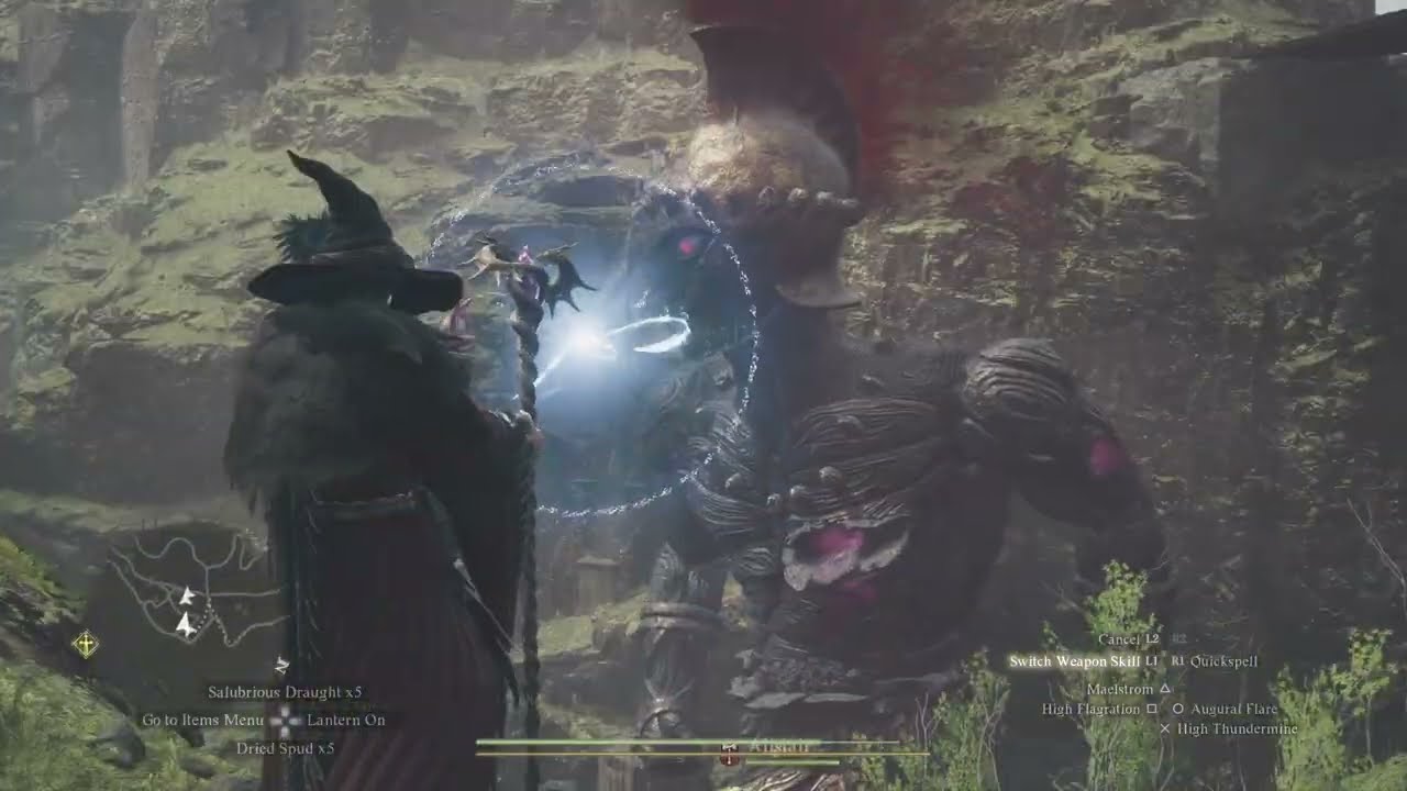 Sorcerer defeated Gigantus easily - Dragon's Dogma 2