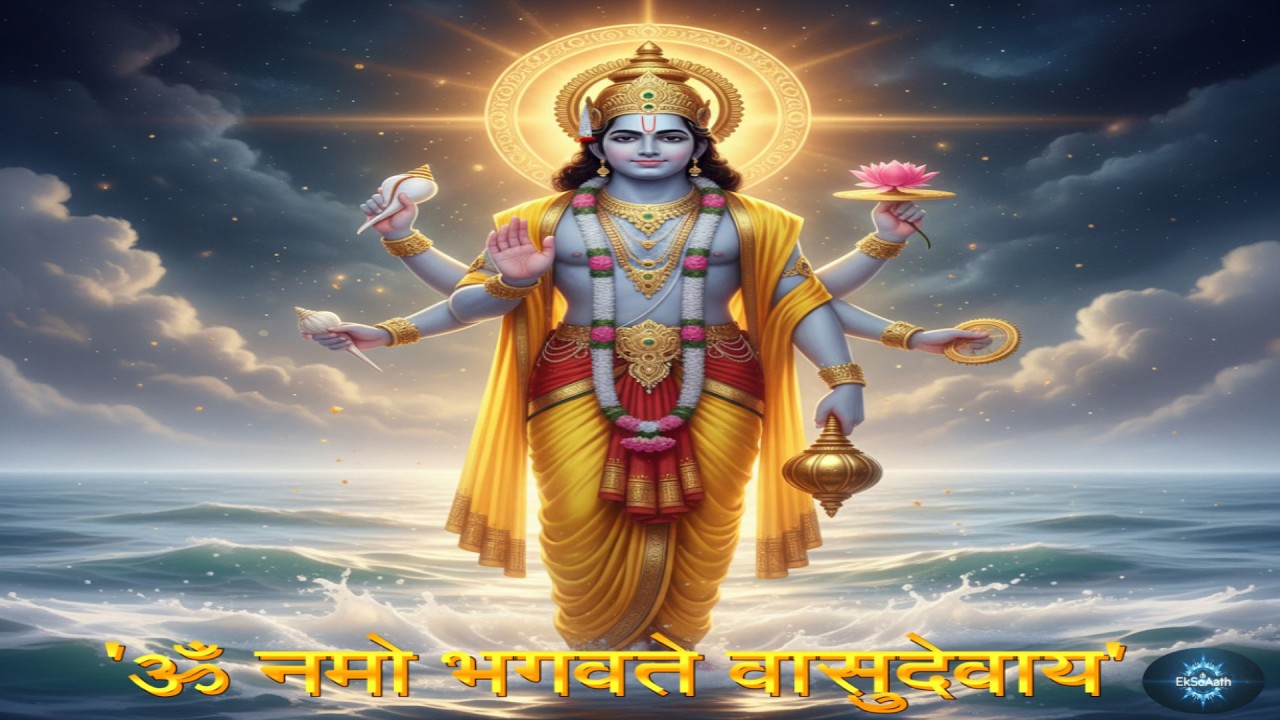 ॐ नमो भगवते वासुदेवाय 🙏30 मिनट का दिव्य जप | मन की अशांति तुरंत शांत होगी
