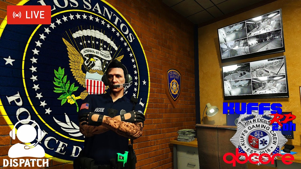 LIVE: GTA V FiveM Roleplay: 🎧🎤Kuffs Dispatch: Roxwood County🎤🎧