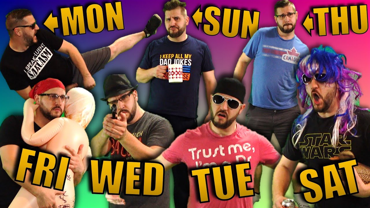 If the days of the week were people - HILARIOUS!