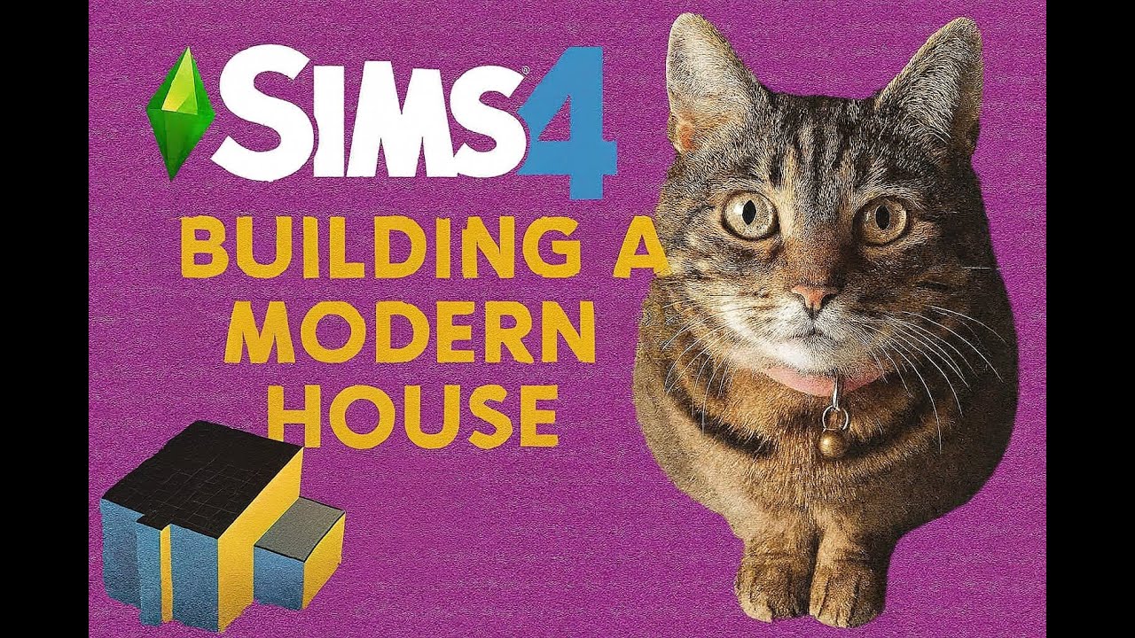 Building a modern house in The Sims 4
