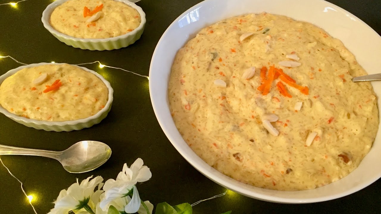 Gajrela - Rice & Carrot Pudding