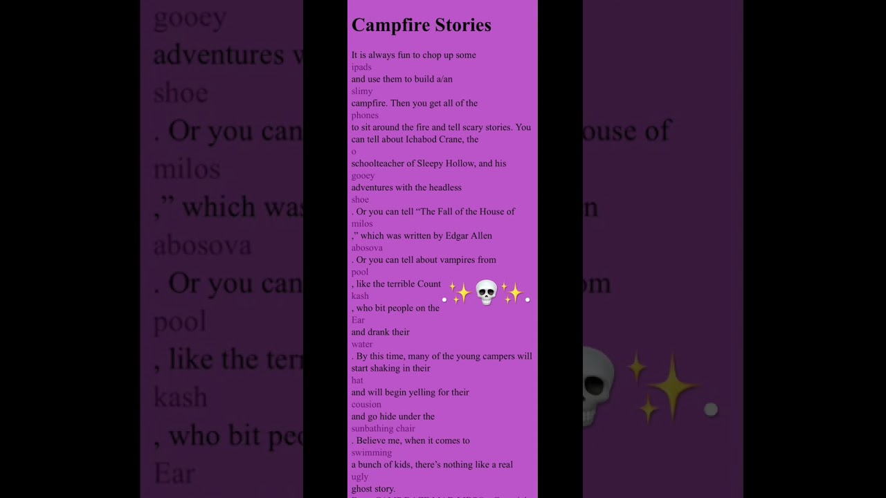 POV You find this on madlibs and put the most random things in the #shorts  blanks