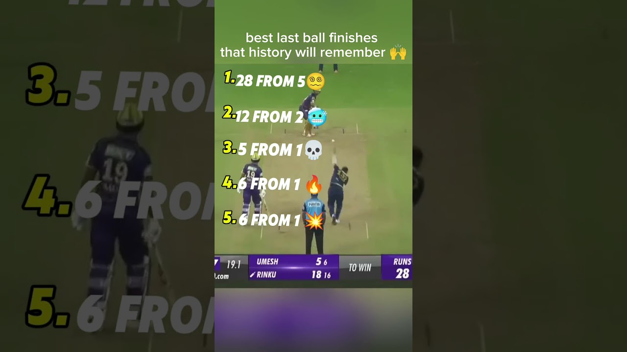 BEST LAST BALL FINISHES IN CRICKET THAT HISTORY WILL REMEMBER 🙌 PART 2#CRICKET