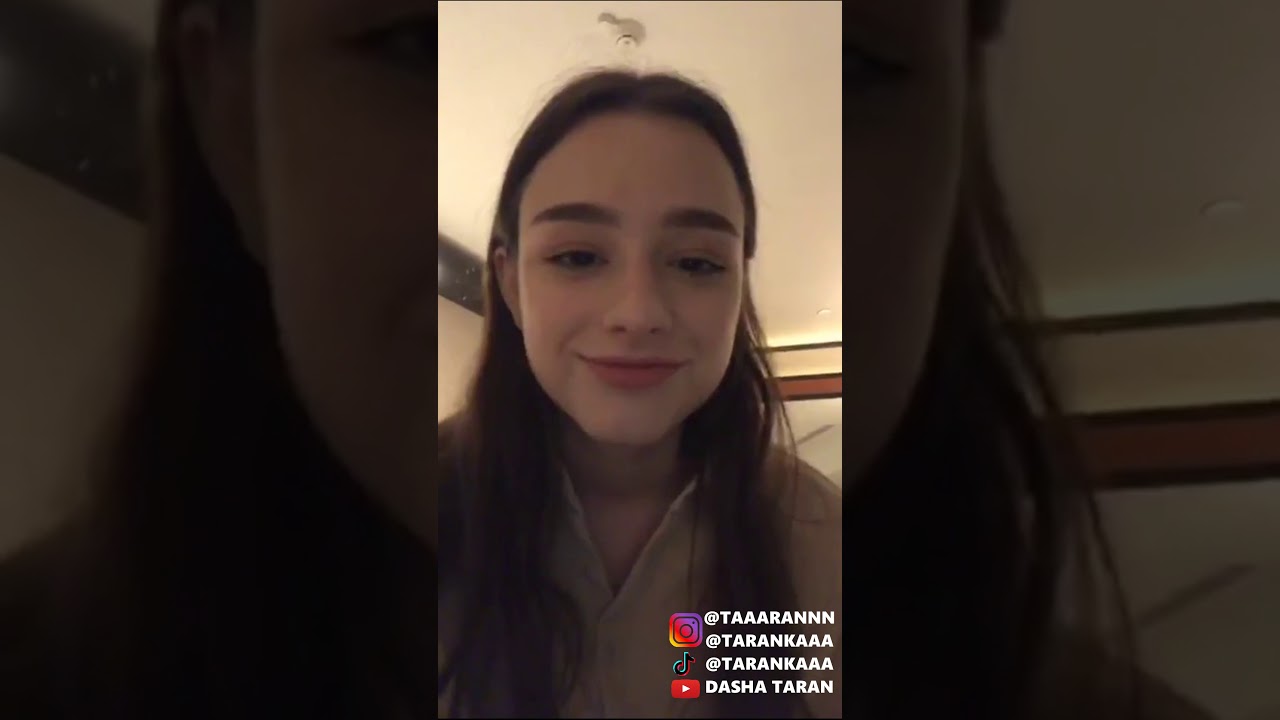 Dasha Taran IG Live - 22/09/2018