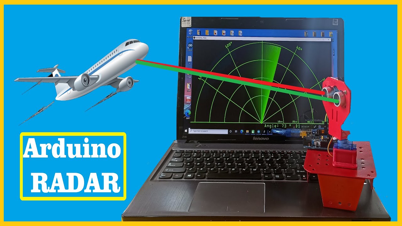 How to Make Radar Using Ultrasonic Sensor Arduino | Arduino Radar project