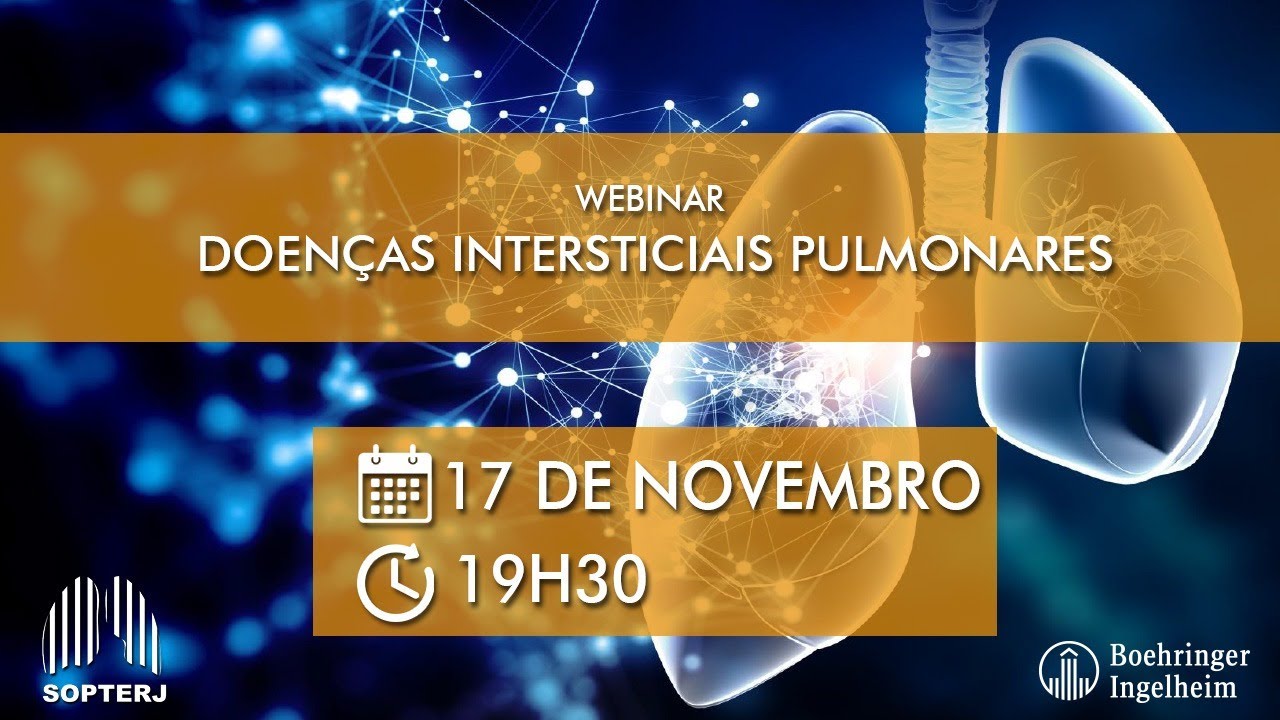 Webinar SOPTERJ | Doenças Intersticiais Pulmonares