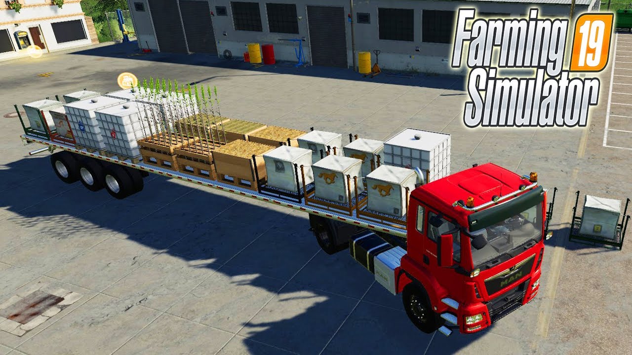 !ПЕРВЫЙ ПРИЦЕП c АВТОПОГРУЗКОЙ для Farming Simulator 19