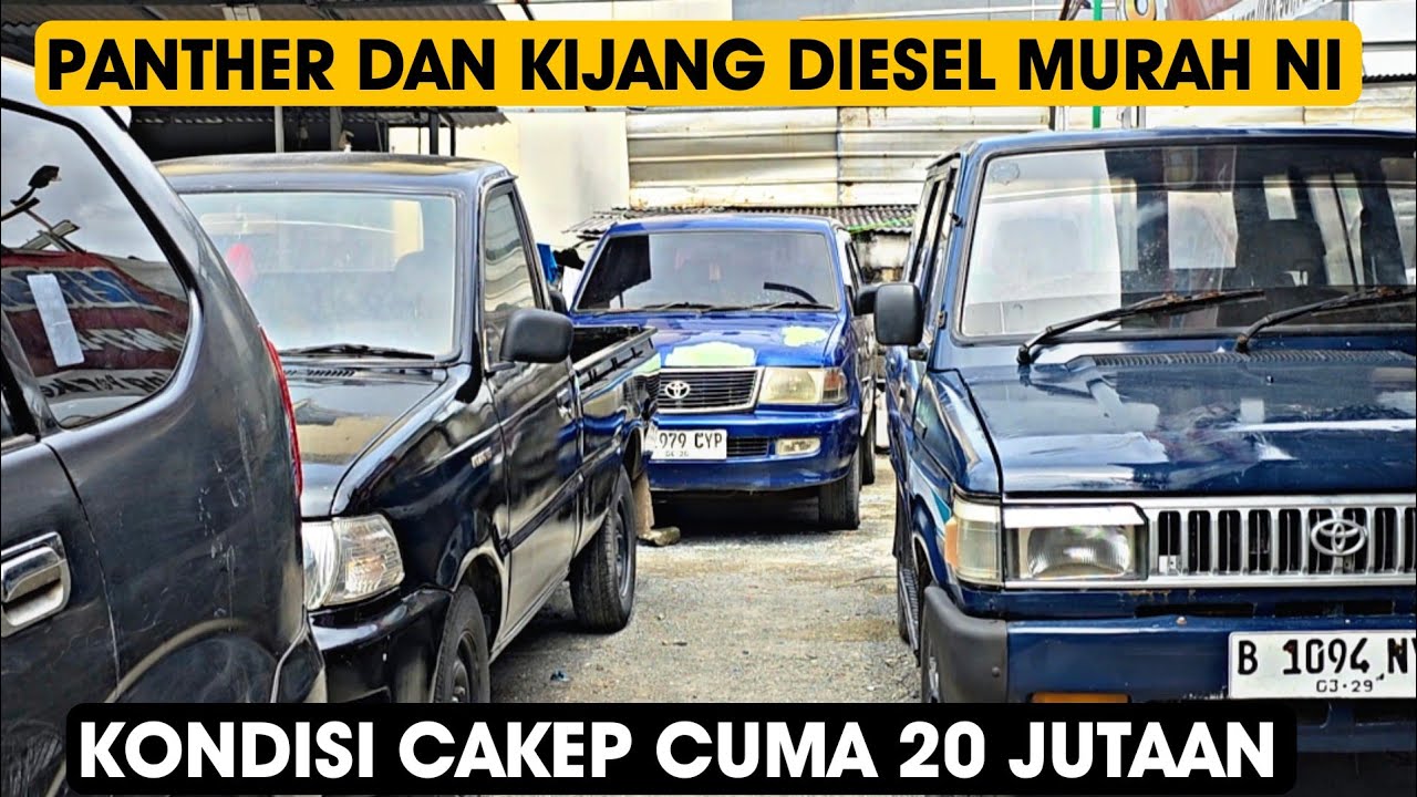 GUDANG MOBIL PANTHER DAN KIJANG DIESEL MURAH NIH Cuma 20 Jutaan aja di Derosa Auto