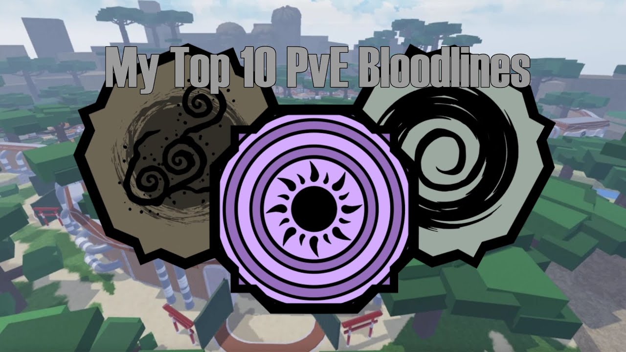 My Top 10 PvE Bloodlines / Shindo Life