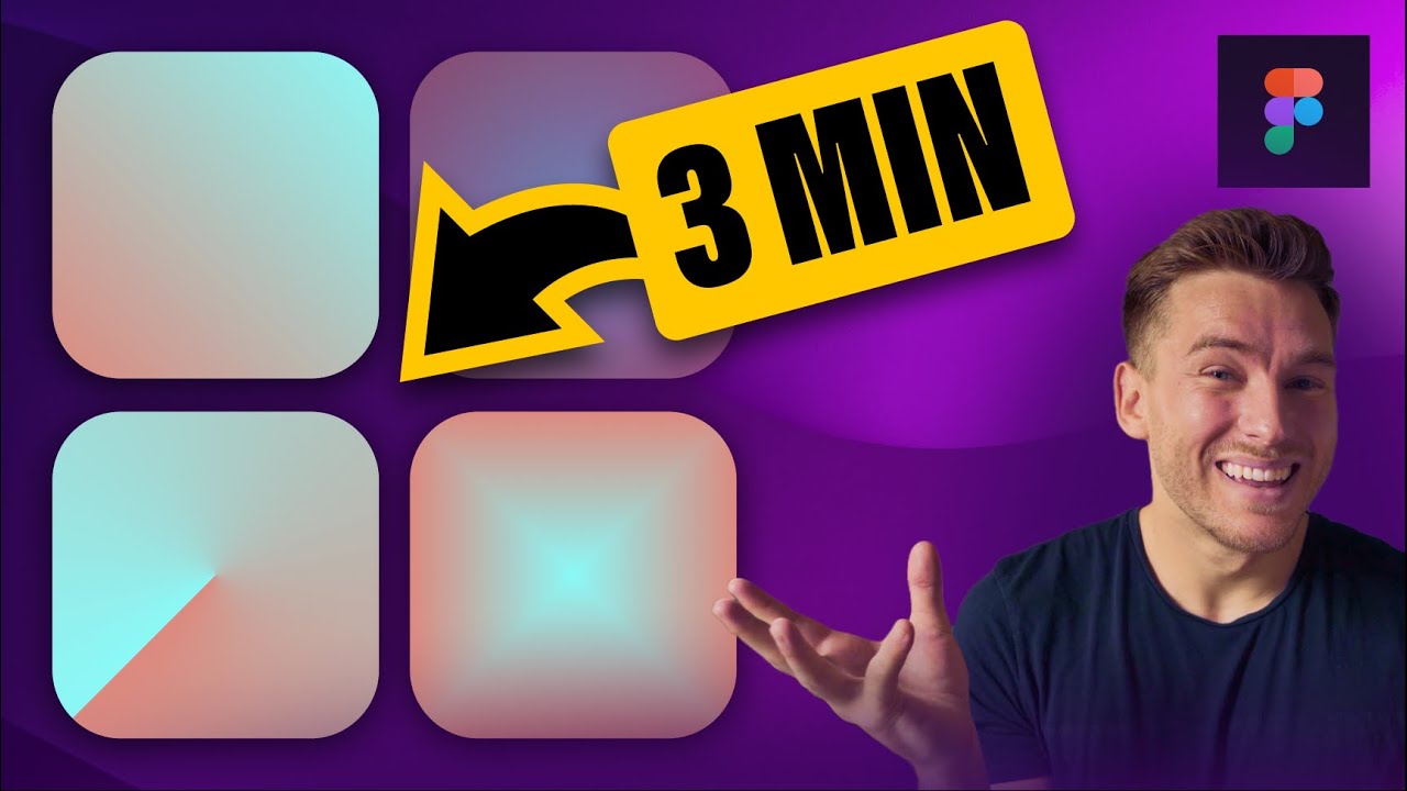 Как создать градиенты в Figma (линейный, радиальный, угловой, ромбовидный)