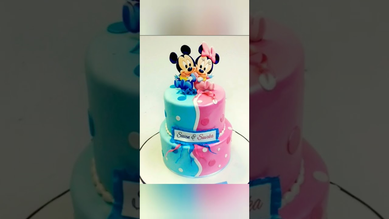 Twins birthday cake ideas 