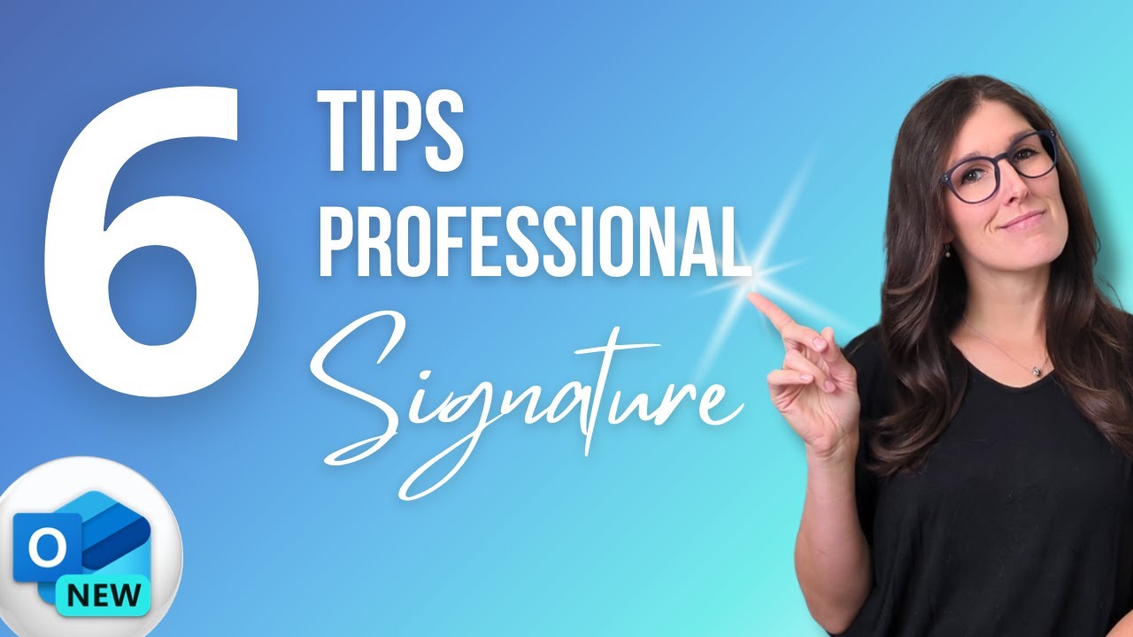 How To ADD Email SIGNATURE Outlook