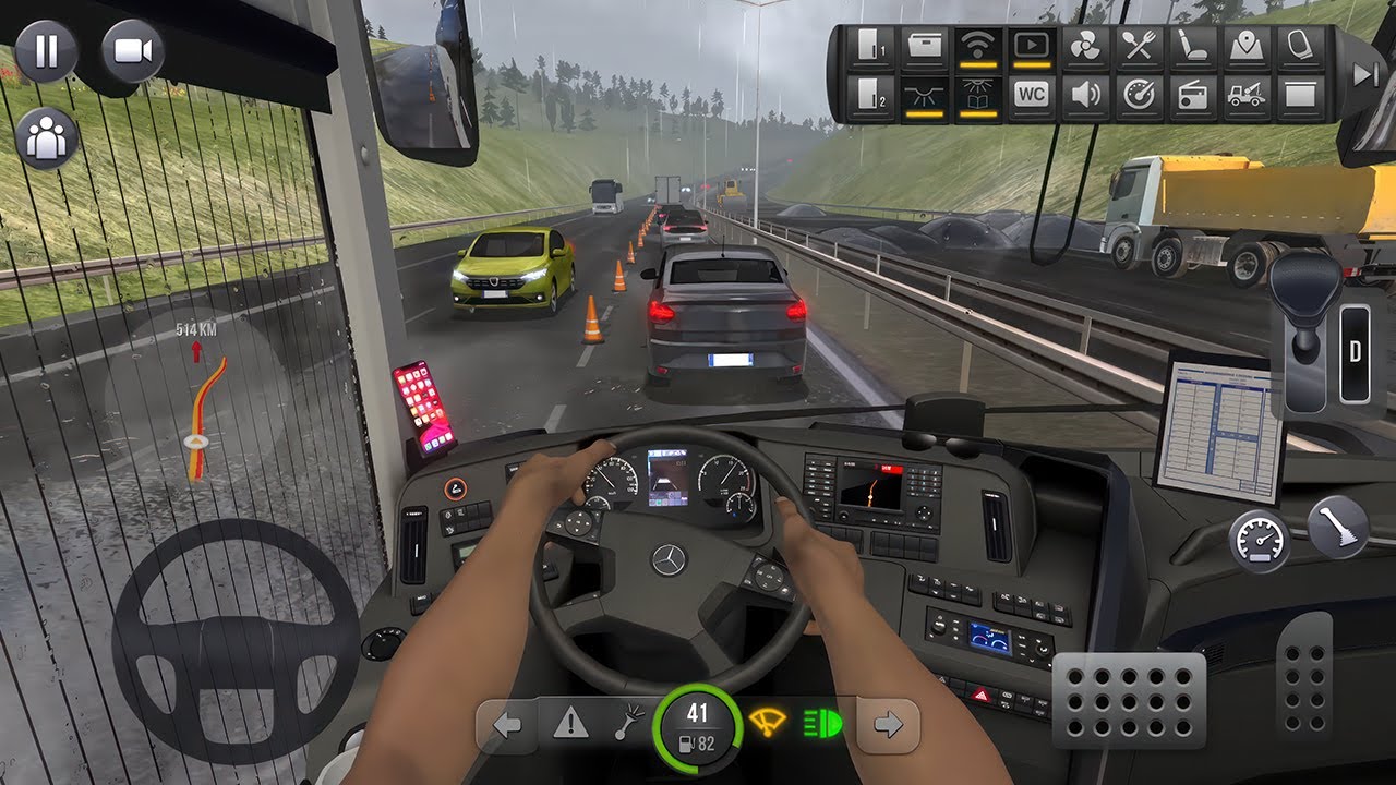 Bus Simulator: Ultimate | Awesome trip 🏝️💀🛤️ | Mercedes-Benz | Zuuks | Mobile Gameplay