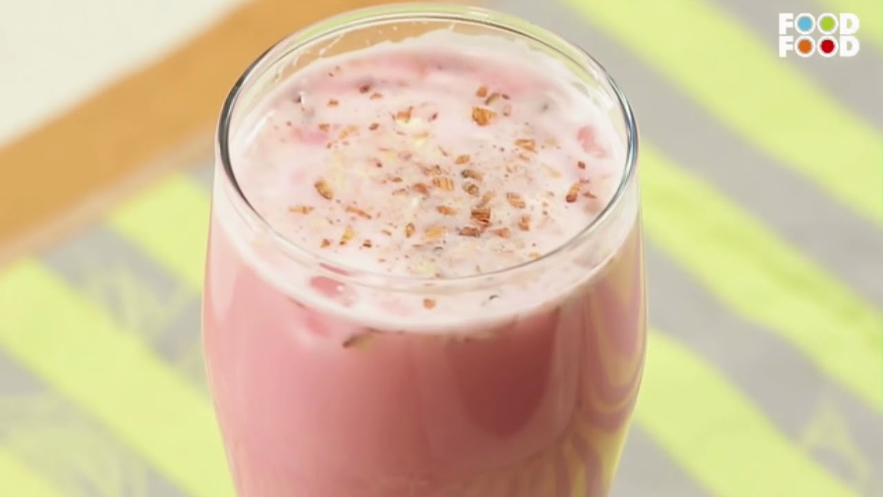 गर्मियों मे बनाइए यह ठंडा मज़ेदार रोज शेक | Rose Milkshake Recipe | Milkshake at Home | FoodFood
