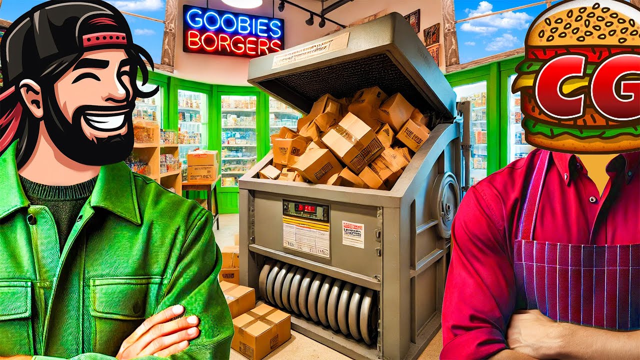 Our Grocery Store Got a HUGE Trash Compactor! - Grocery Store Simulator