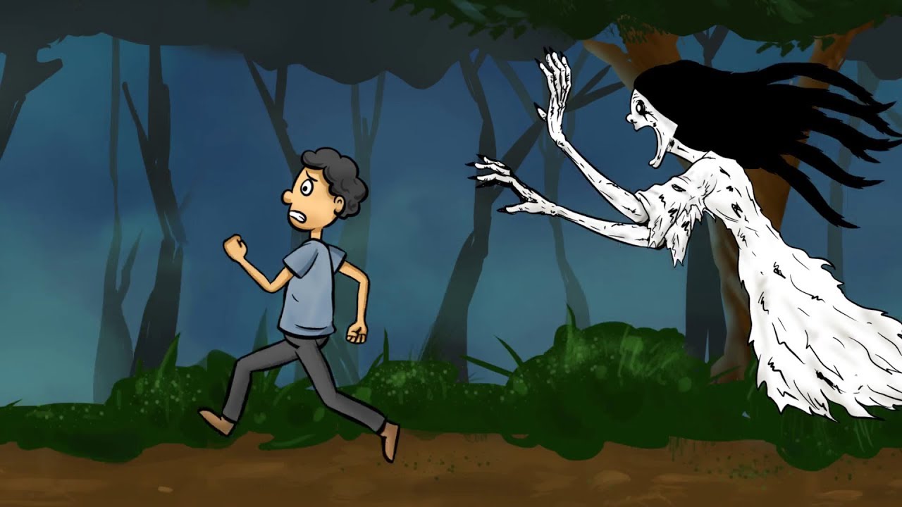 kartun horor lucu - Kuntilanak Ngidam Bakso with English subtitle