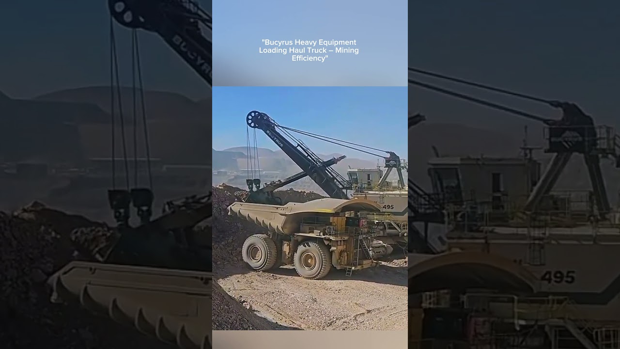 "Bucyrus Heavy Equipment Loading Haul Truck – Mining.