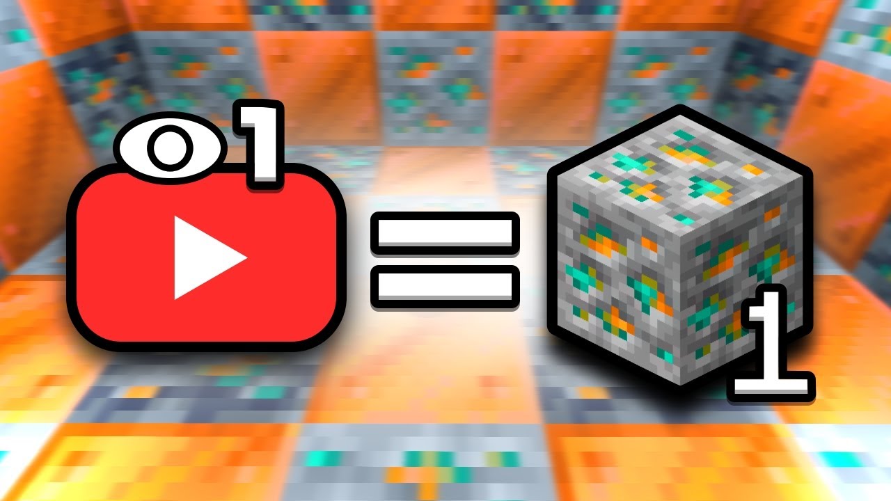 For Every Viewer, I'll Mine A Block Of Copper Ore