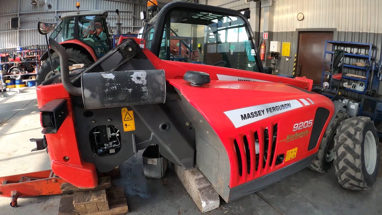 👉 Niebezpieczna praca niesprawną ładowarką Massey Ferguson 👉 Serwisant naprawia i zaleca [Korbanek]
