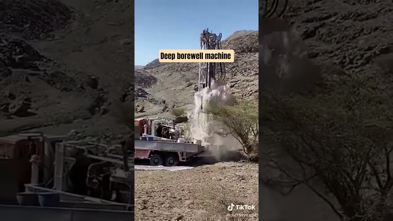 deep borewell machine 