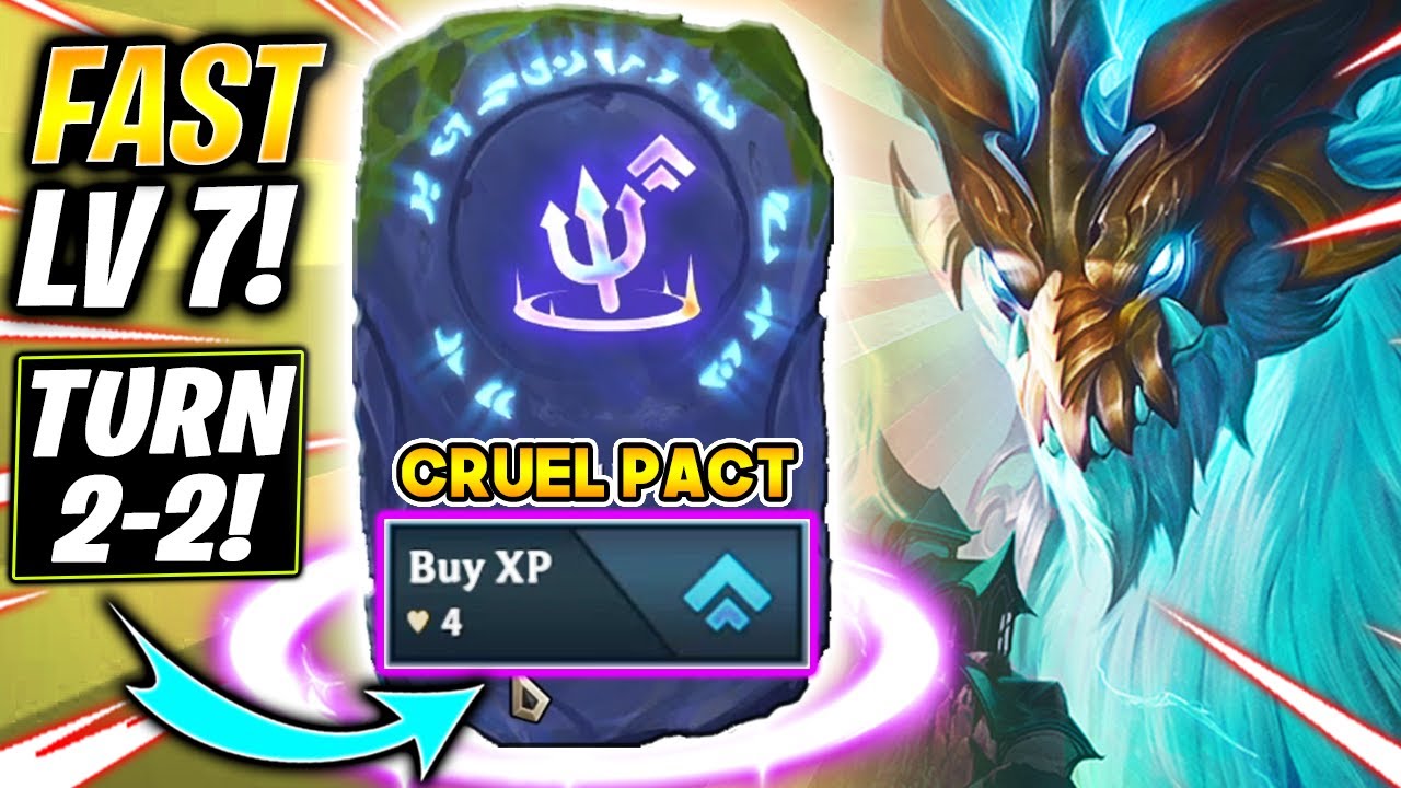 FASTEST LEVEL 7 in 1 ROUND?! (CRUEL PACT) - SET 7 TFT Teamfight Tactics BEST Comps Gameplay Guide