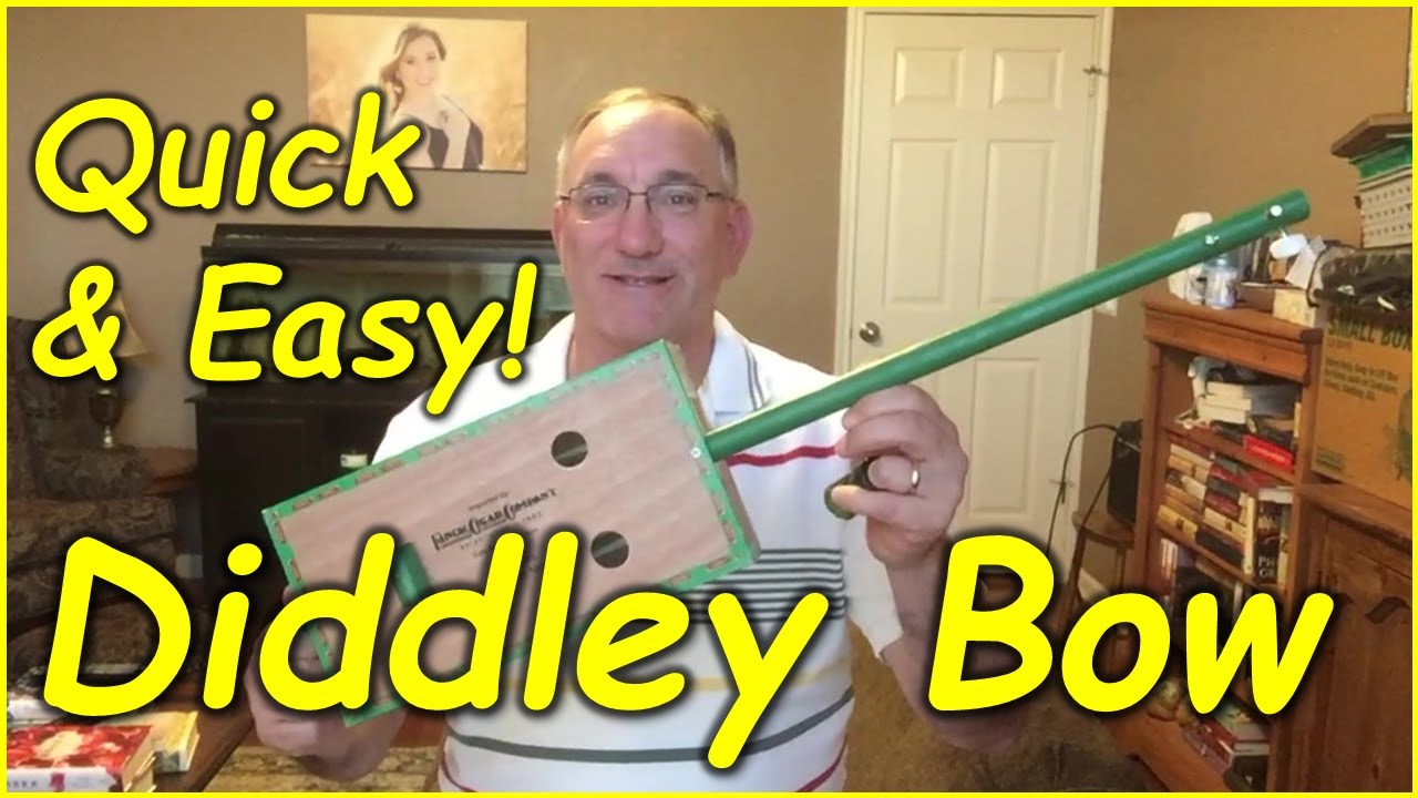 Quick & Easy! Diddley Bow, Build #9, The Green Monster!