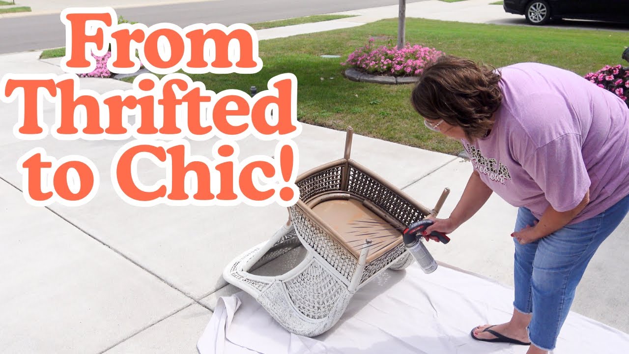 Vintage Chair Makeover | DIY Furniture Flip & Upholstery Transformation