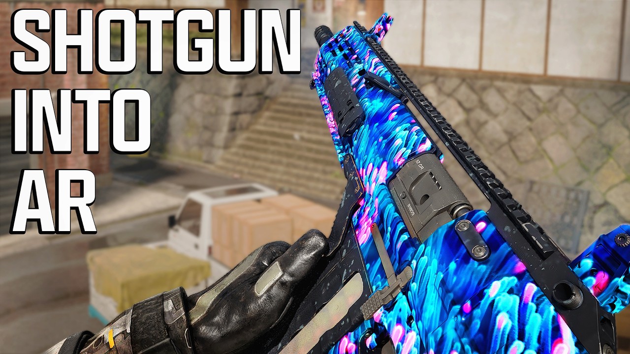 I turned my shotgun into an AR and broke COD lol