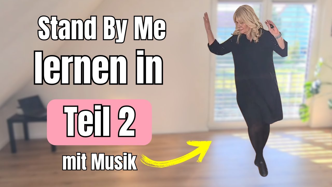 🎶Stand by me - Linedance fūr Beginner - (Einfache Anleitung mit Musik) Dance with me!