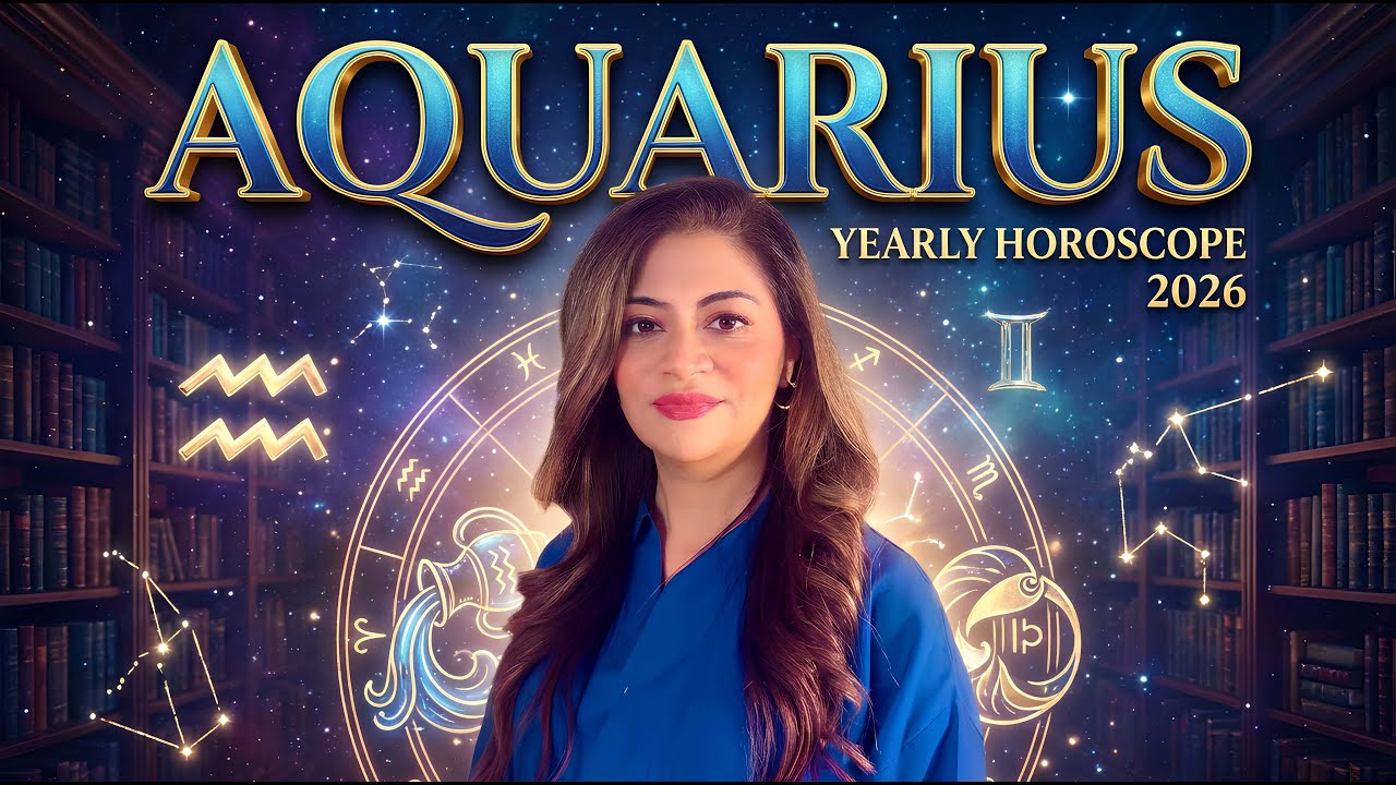 Aquarius Yearly Horoscope |  Is 2026 a Good Year for Aquarius, Astrology | Tarot by Unsa Shah