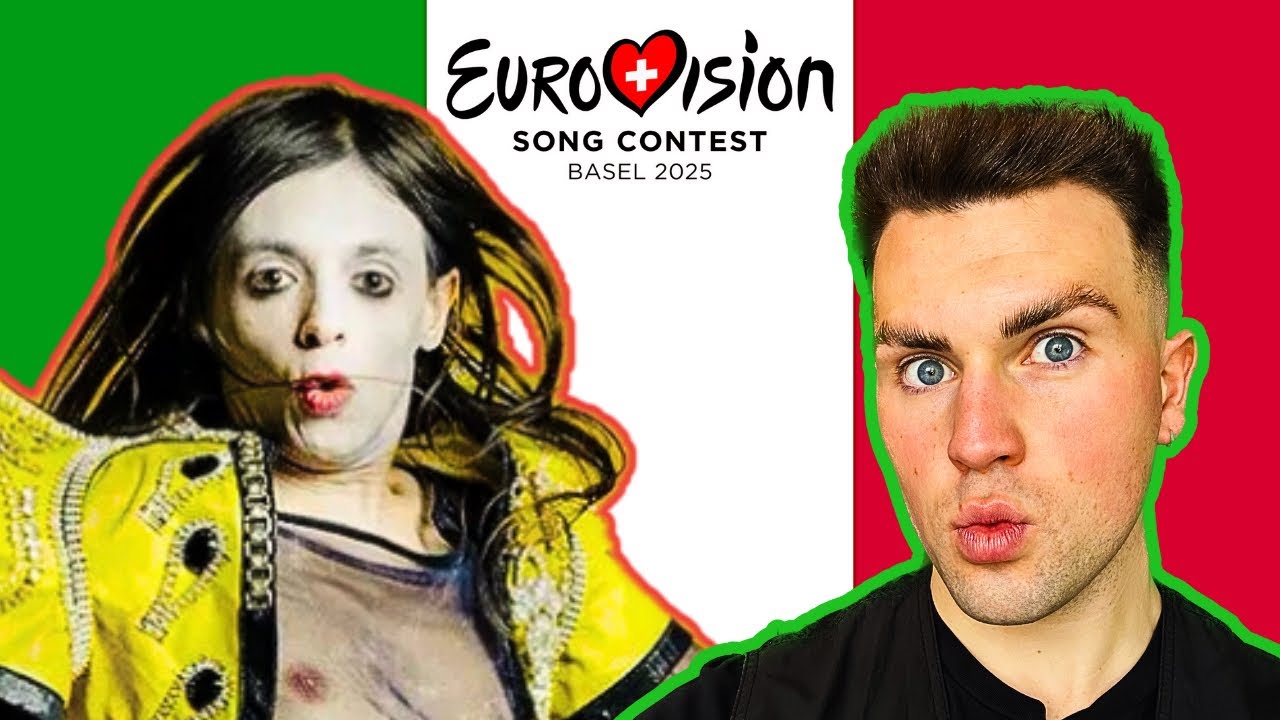 LET’S REACT TO ITALY’S ENTRY FOR EUROVISION 2025 | LUCIO CORSI CANTA - VOLEVO ESSERE UN DURO