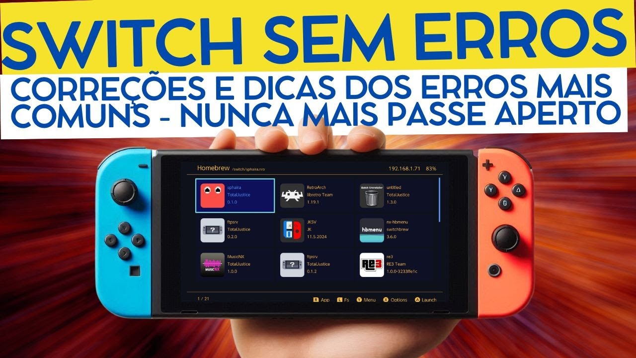 RESOLVENDO VARIOS PROBLEMAS NO NINTENDO SWITCH - DEIXE SEU GAME 1000%